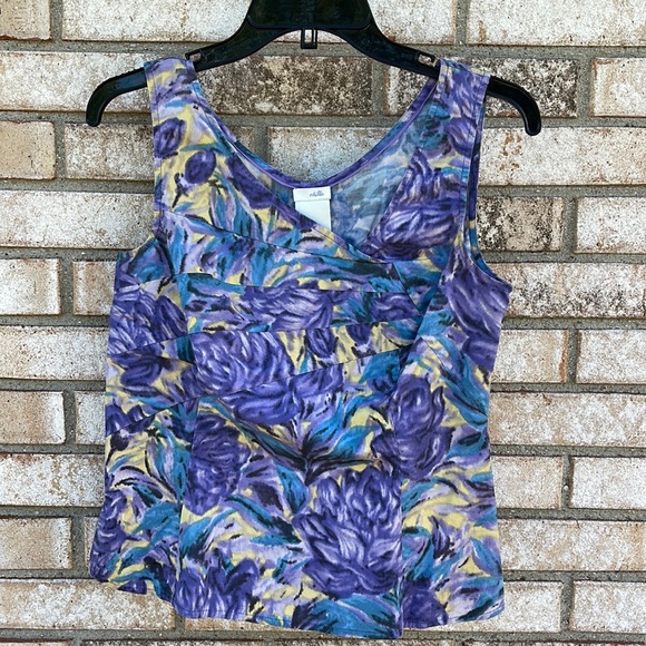 EUC Anthropologie Odille tie-dyed tank top size 4 - Picture 3 of 9